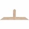 Ekena Millwork Portland Smooth Timber Gable Bracket, Douglas Fir, 36"W x 13"H x 1 1/2"D x 3 1/2"F, 9/12 Pitch GBW036X13X0204POR00SDF - alternate 1